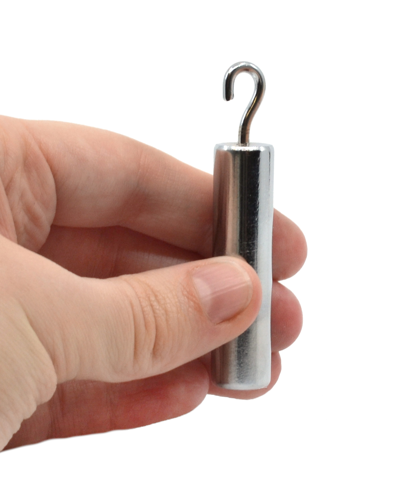 Specific Gravity Cylinder with Hook, Steel – 2″ x 0.5″ – Eisco Labs