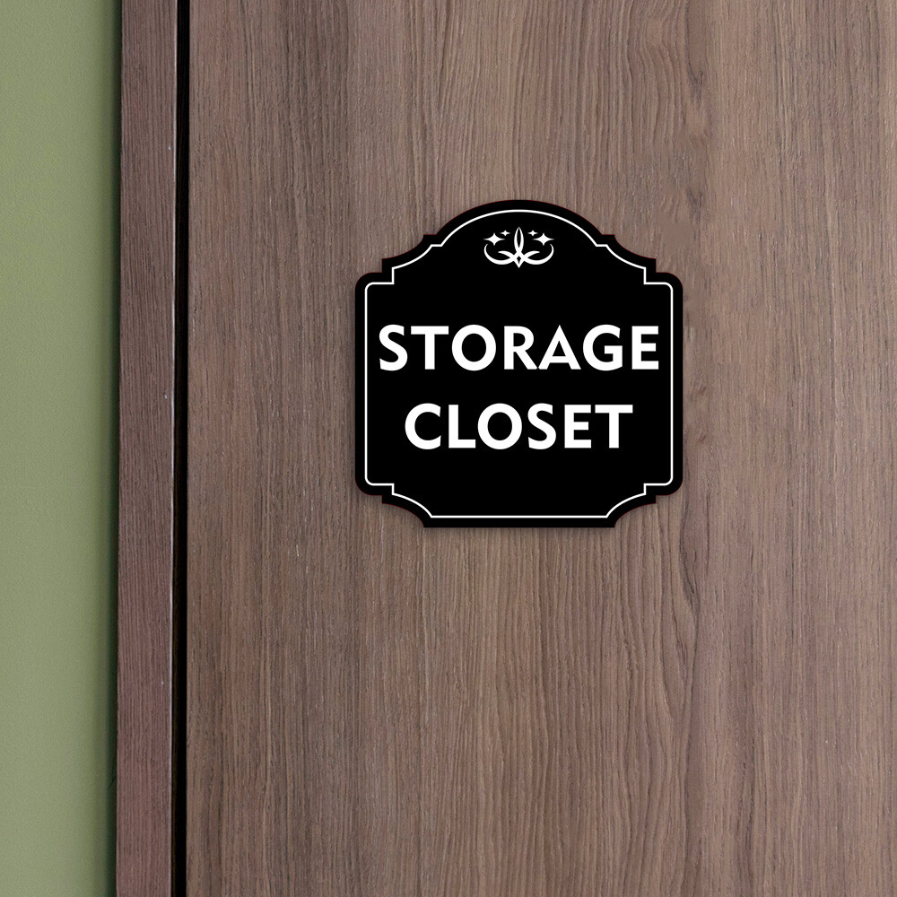 Heritage Plus Storage Closet Wall or Door Sign | Home Decor