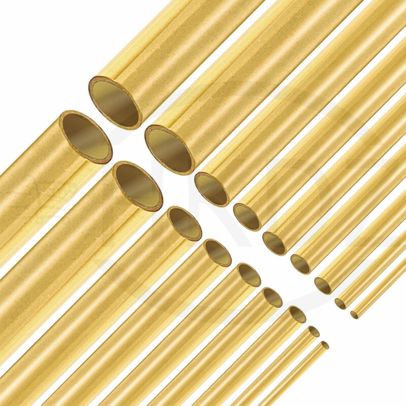 Brass Round Tube OD 0.8mm 0.9mm 1mm 1.2mm 1.5mm 2mm 3mm 4mm -19mm Lengths 300mm