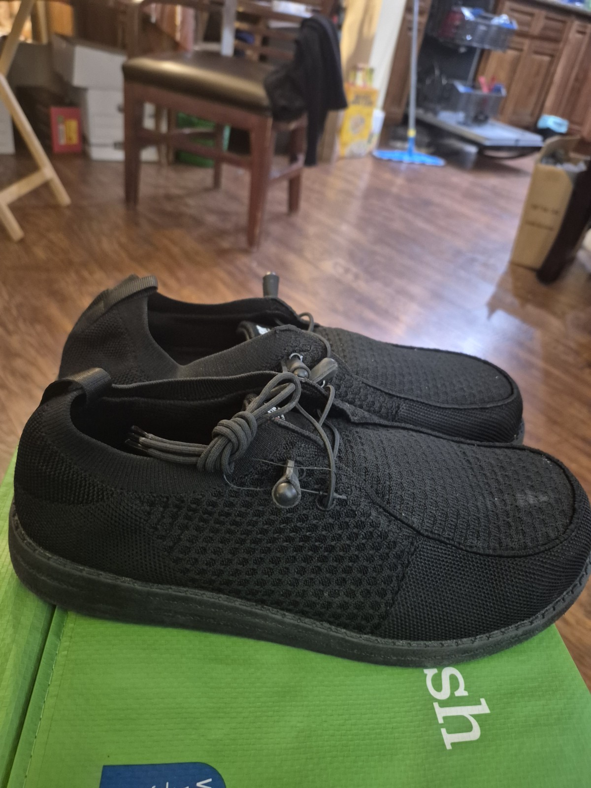 Work Larnmern Steel Toe Loafers Slip On Work Shoes Mesh Safety Footwear Size 13W