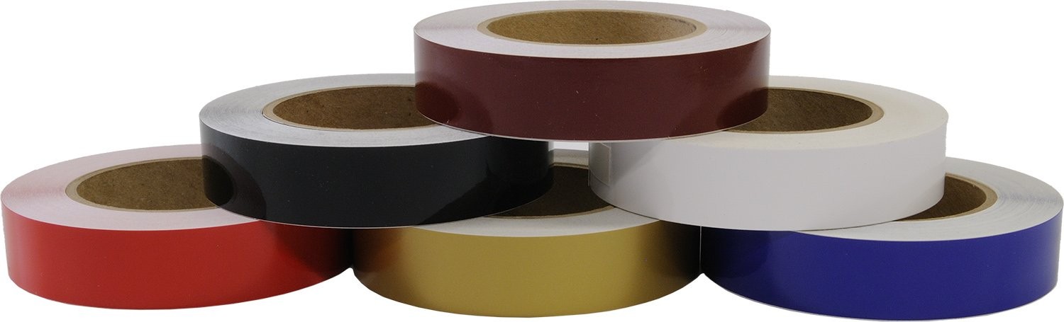 Solid Stripe Auto Truck Boat 3mil Vinyl 3/4″ x 50′ Cherry Red Decal Tape