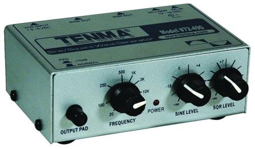 1Pc TENMA 72-490 Signal Generator, Audio, Compact, 1 Channel, 20kHz, FM, US