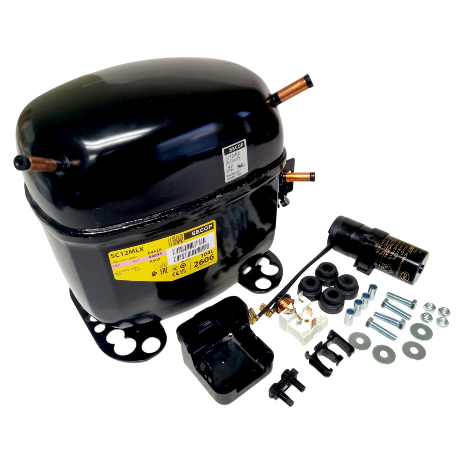 Secop SC12MLX.2 Secop Compressor R404A R507 1/2+HP 240V