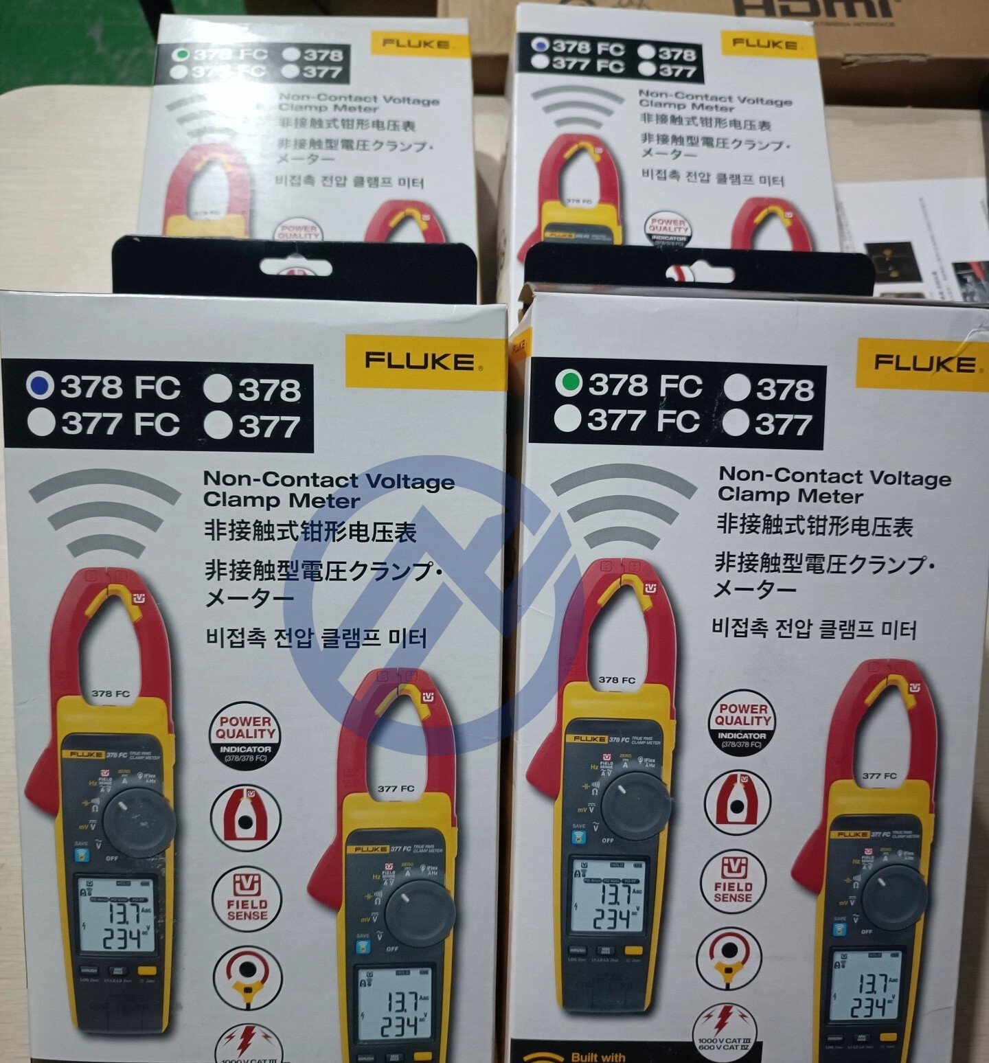 Brand new Fluke 378 FC Non-Contact Voltage True-rms AC/DC Clamp Met 378FC