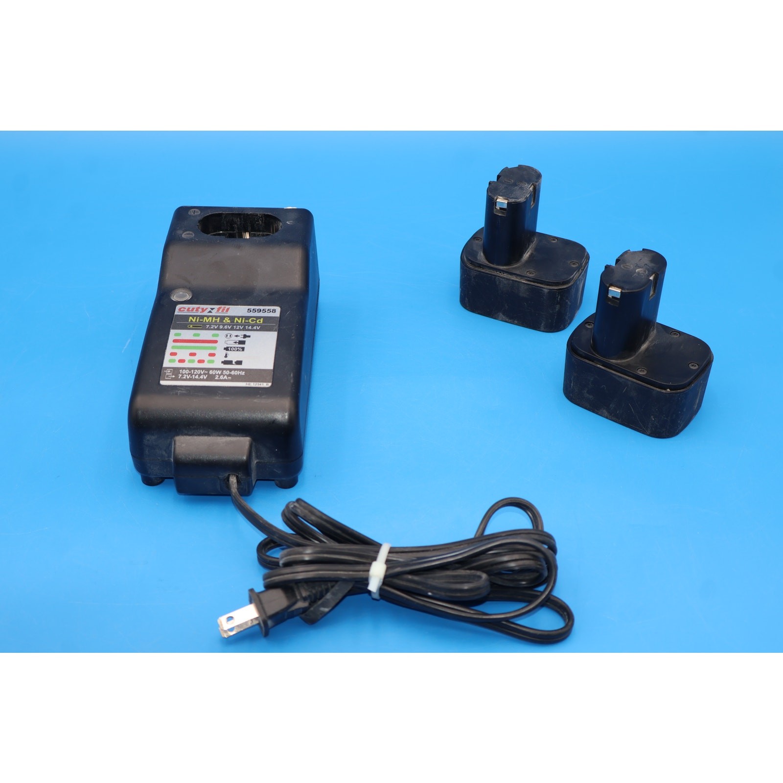 Klauke Cutyfil Cordless Cablofil Cable Tray Cutter w/ Batteries & Case