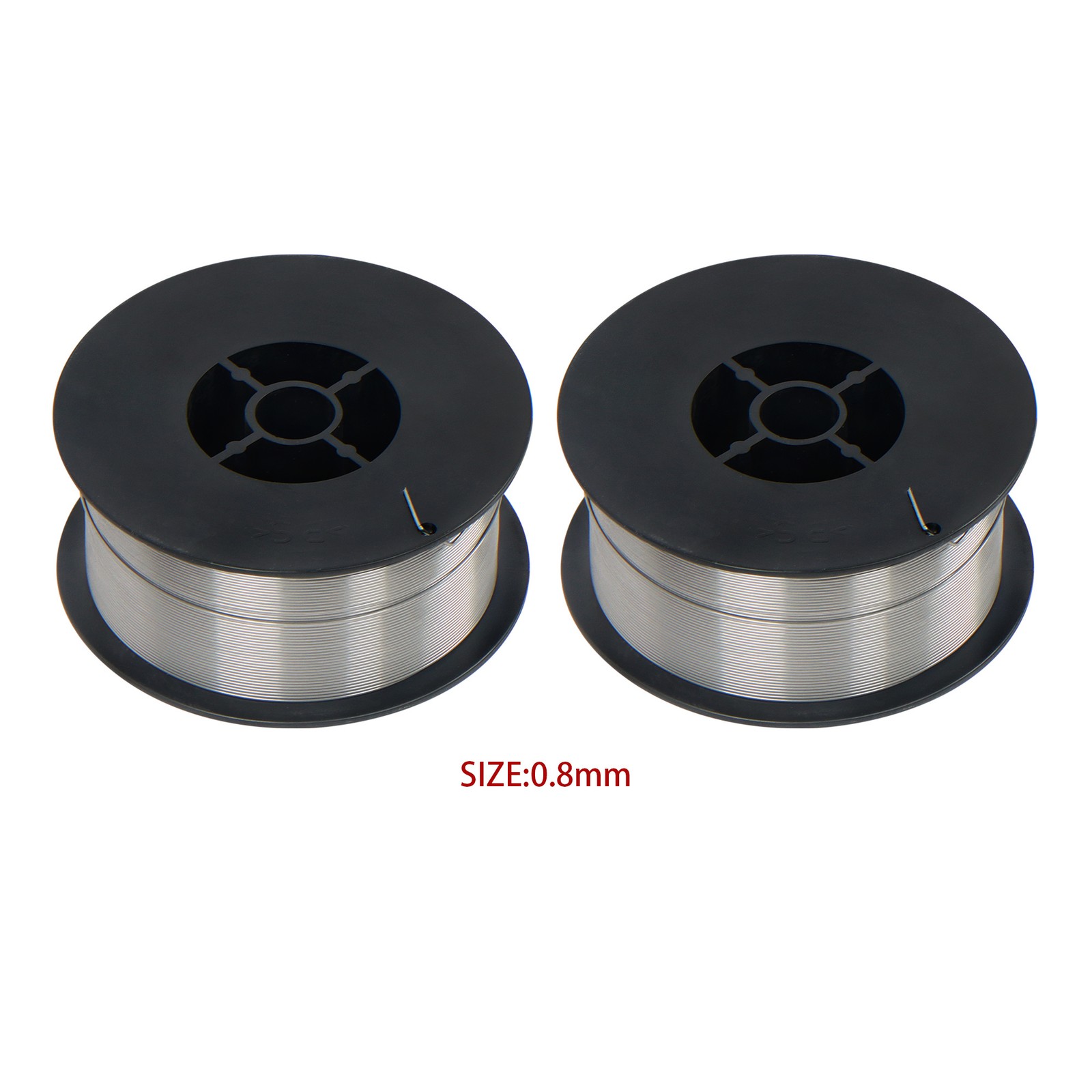 2 Pack E71T-GS 0.030Inch (0.8mm) Gasless Flux Core Welding Wire 2lb Roll
