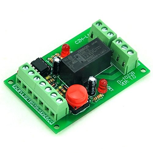 ELECTRONICS-SALON Panel Mount Momentary-Switch/Pulse-Signal Control Latching