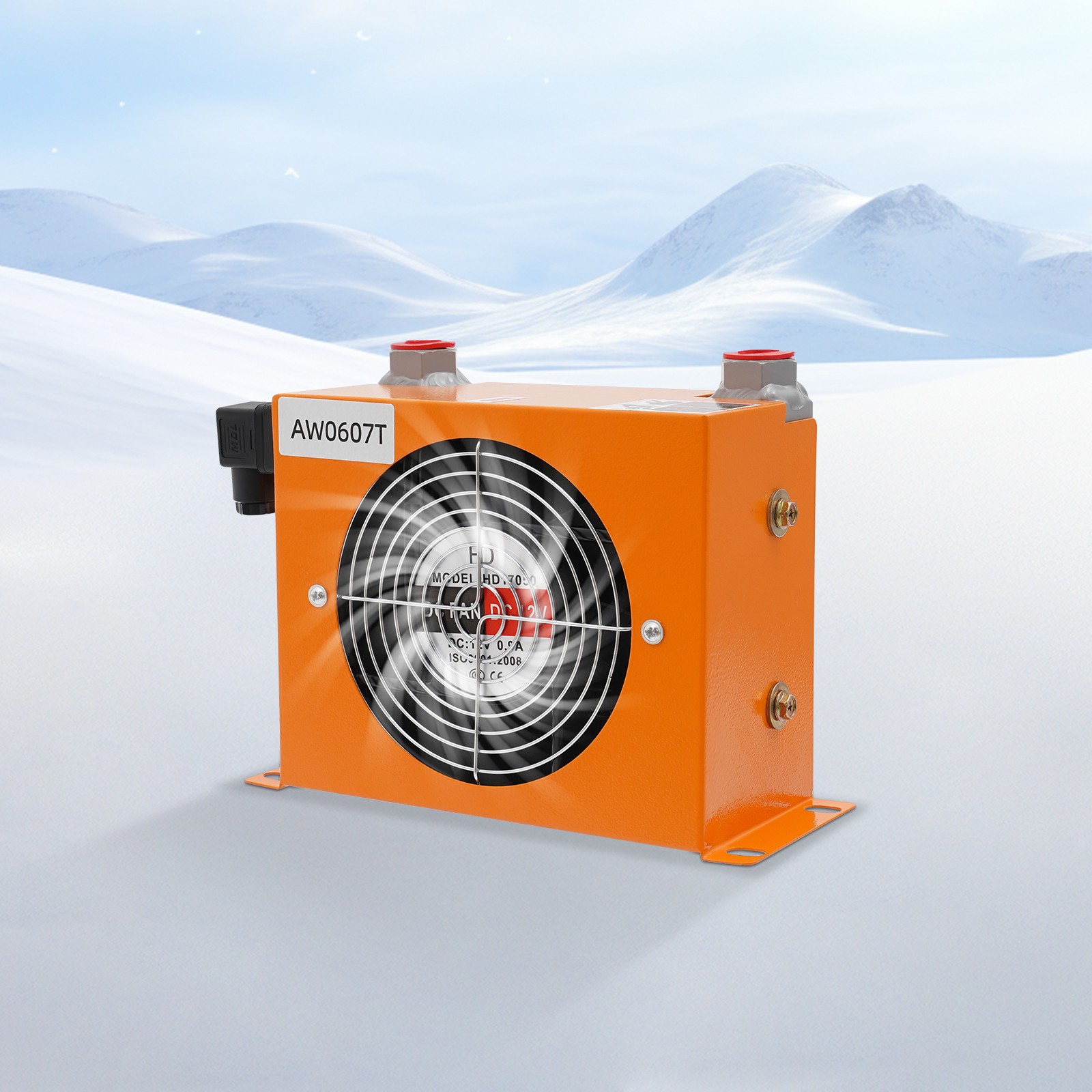 20L 12V Hydraulic Air Cooler 680 Kcal/h 20 L/min Orange Copper Motor