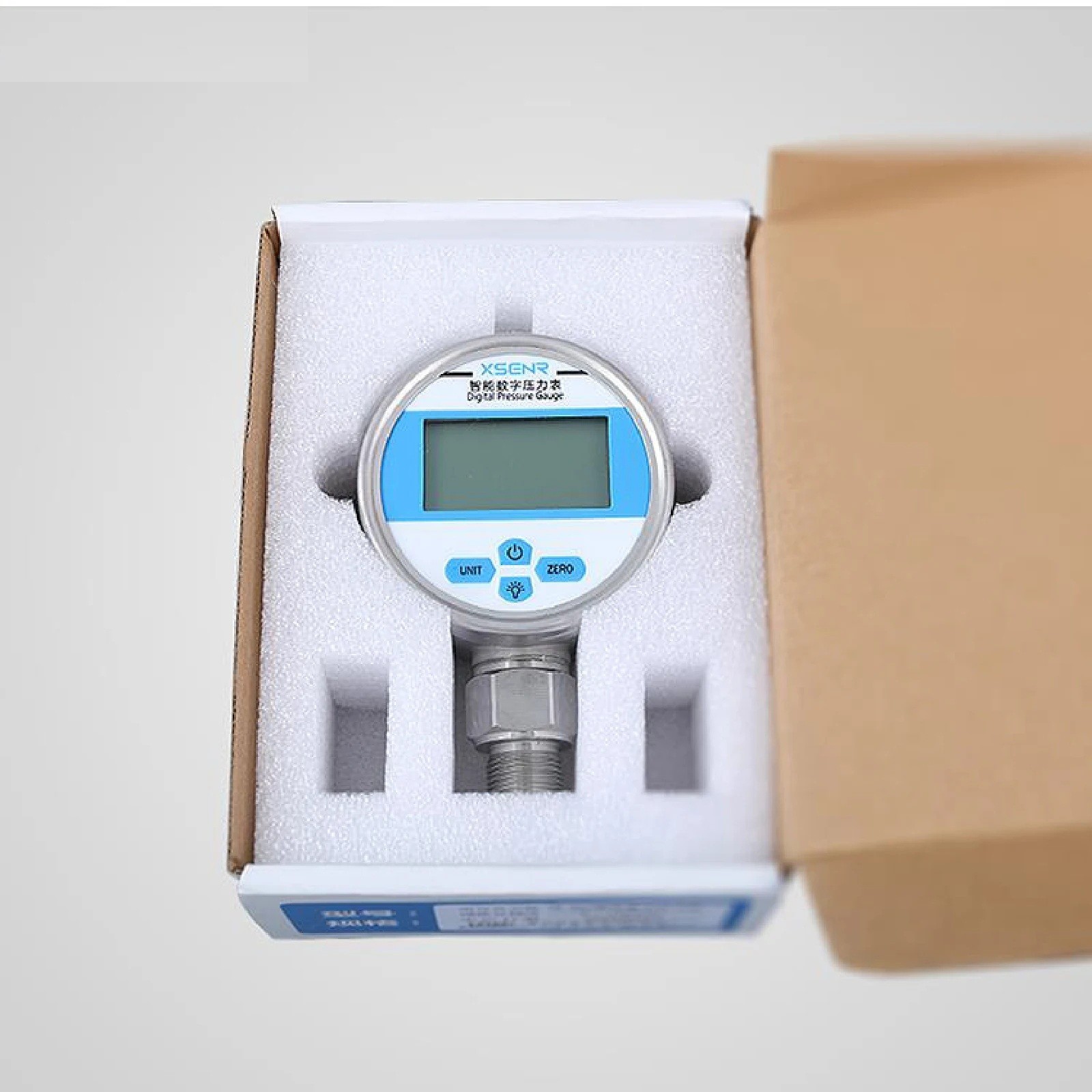Pressure Transmitter Smart 4-20mA RS485 Gauge Sensor G1/2 Stainless Steel