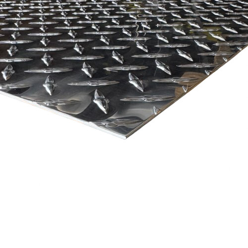 12″ x 48″ Diamond Plate Aluminum .063″ Thick (1/16 in) – Treadplate, 3003 Alloy
