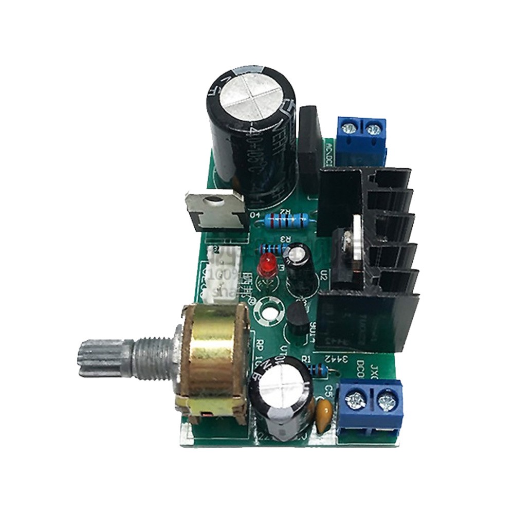 1x LM317 Adjustable Voltage Linear Regulator Step Down Module AC/DC to 5/12/ 24V