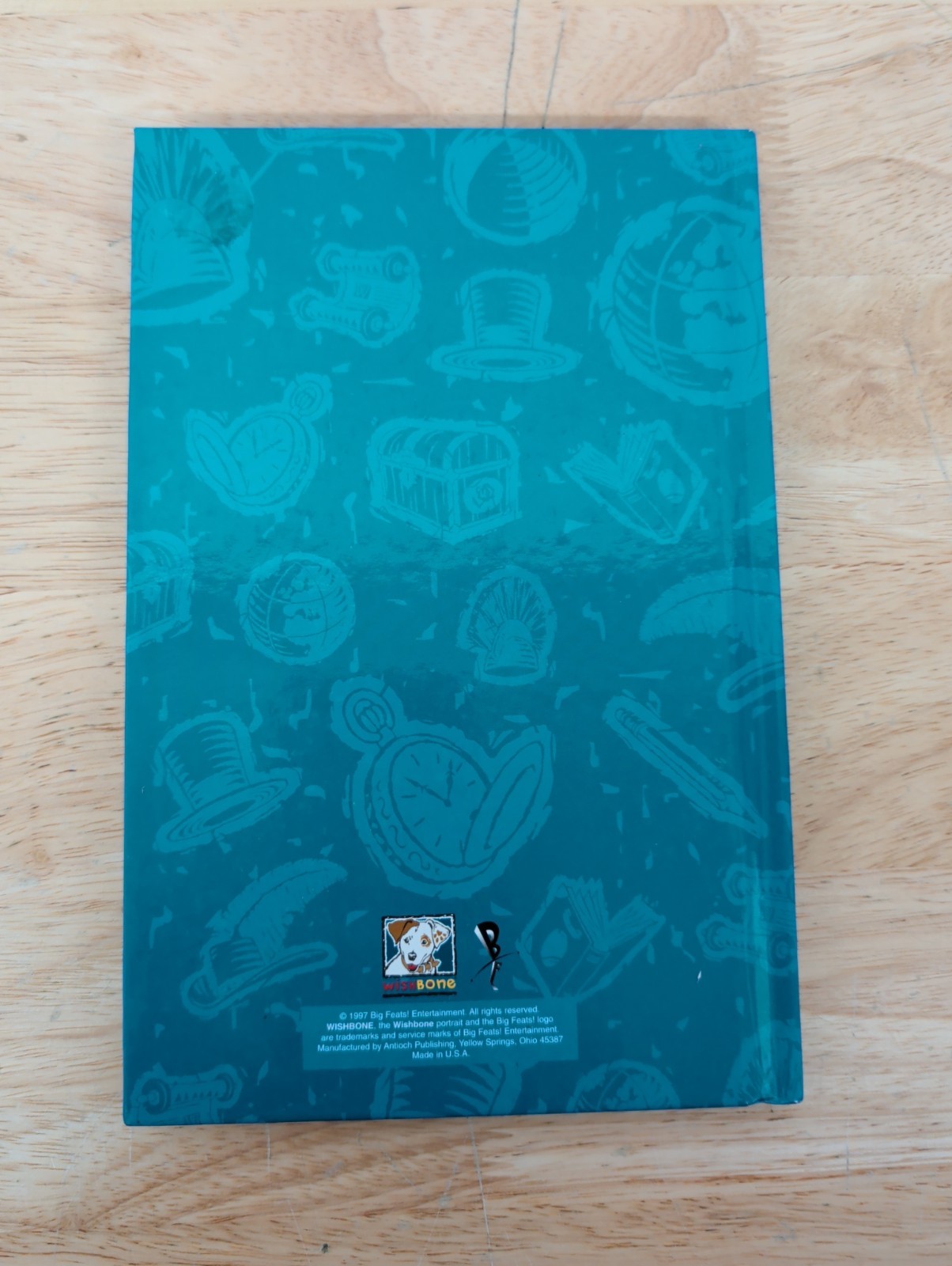 Vintage Wishbone Unused Blank Lined Journal Antioch Publishing 1996 Hardcover