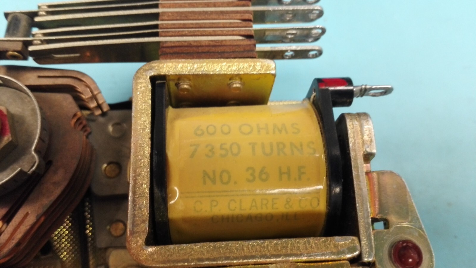 A2529 SPRING DRIVEN SWITCH RELAY SOLENOID C.P. CLARE & CO.. ***USA SELLER ***