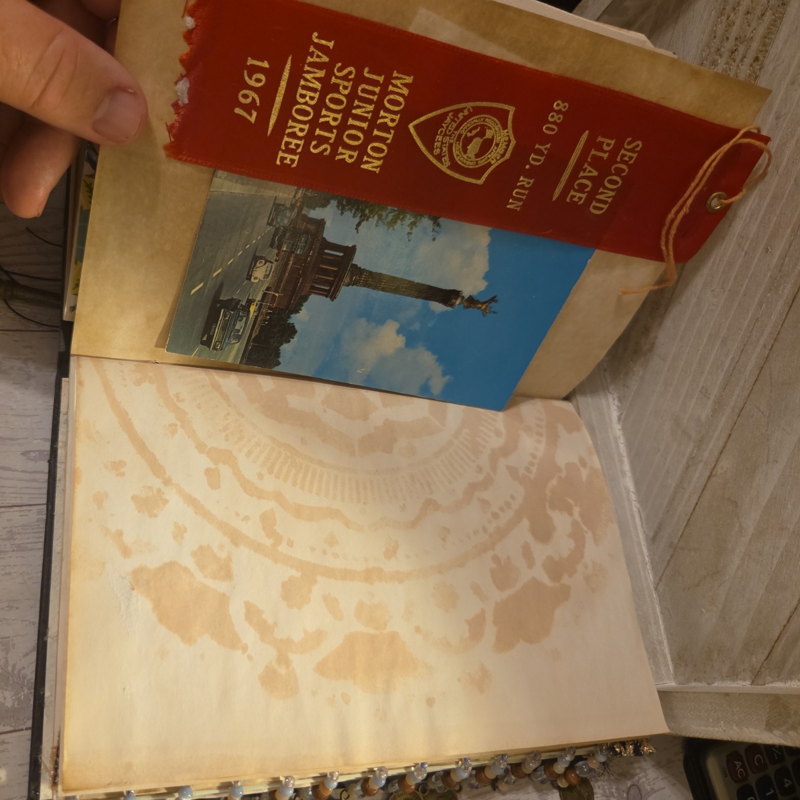 Fully Embellished Handmade World Traveler Themed Junk Journal 88 pages
