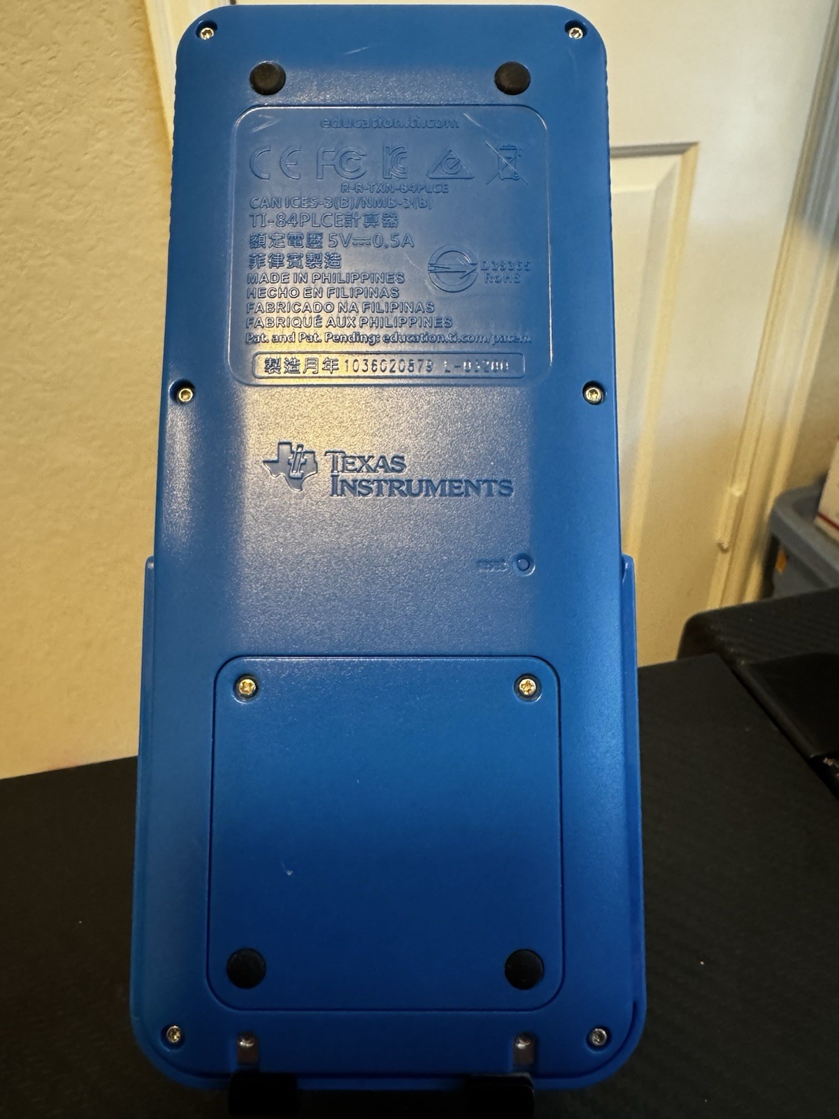 Texas Instruments TI-84 Plus CE Graphing Calculator – Blue