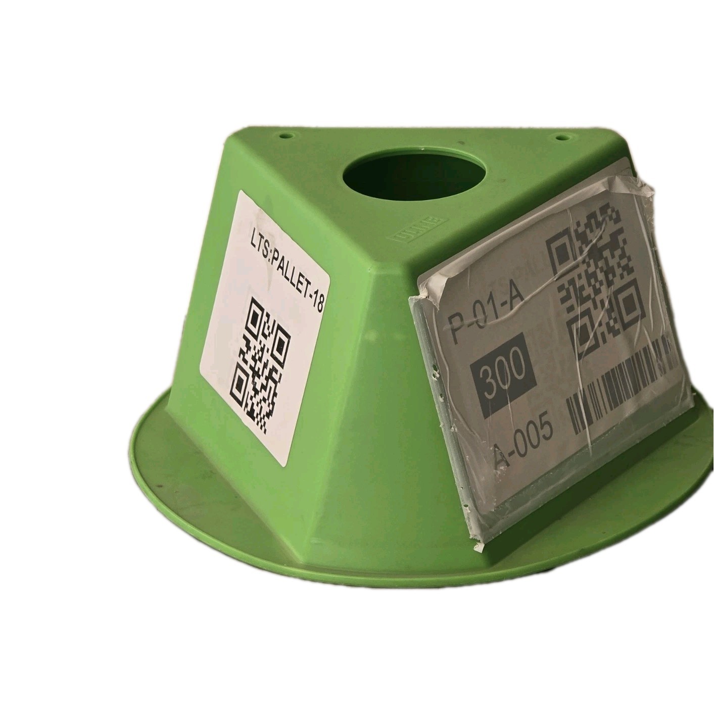 Uline Inventory Control Cap 10″ x 5″ Cones Light Green Used Quantity 10