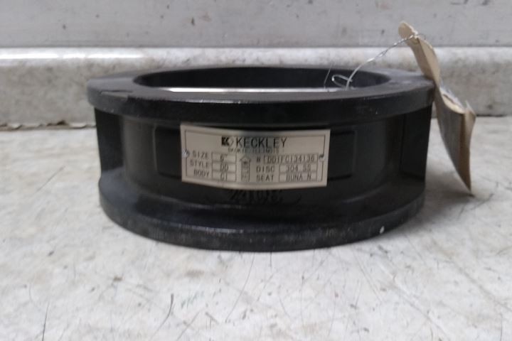 Keckley DD1F-CI-34136-600 6 In Pipe 720 GPM Cast Iron Body Check Valve