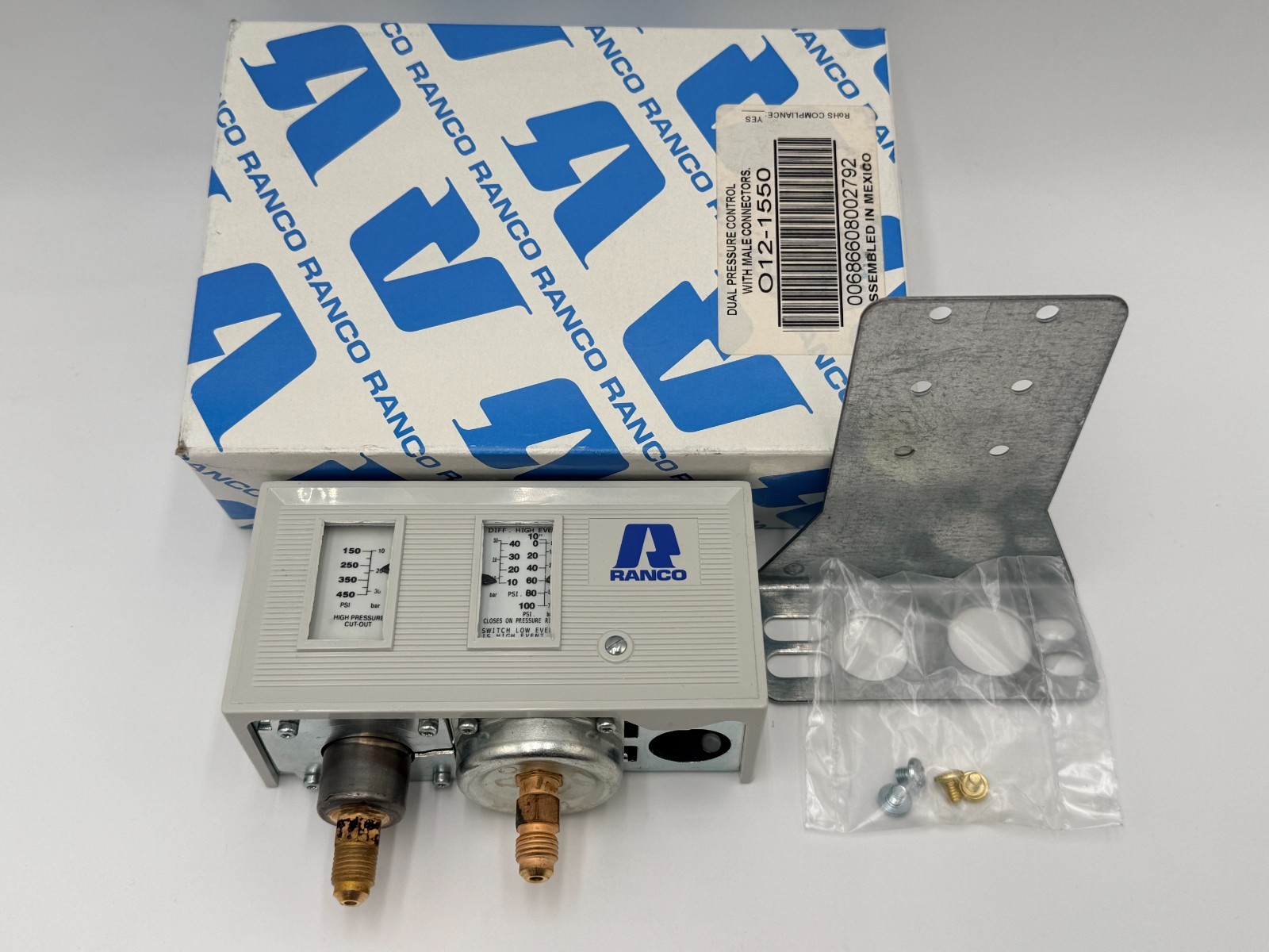 Ranco Dual Pressure Control 012-1550 Automatic