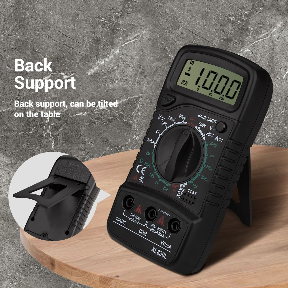 ANENG XL830L Digital Multimeter Volt AM Esr Meter Testers Automotive Electrical