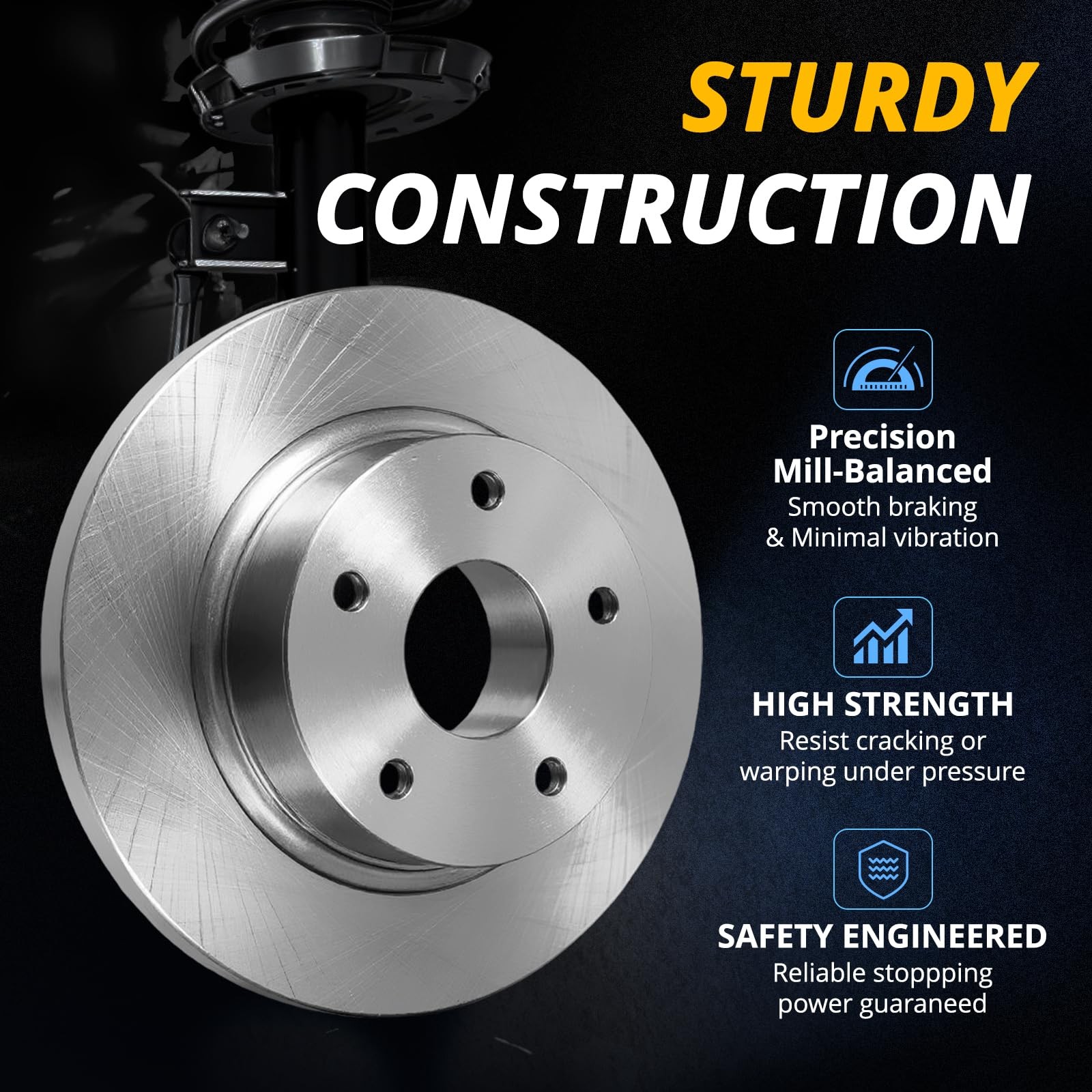 Rear Brake Kit 291mm for Nissan Altima 2002 2023