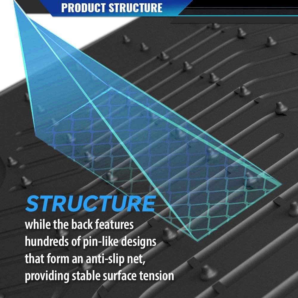 Floor Mats Fit Honda Pilot 8 Passenger 2016-2022(No Elite Models)