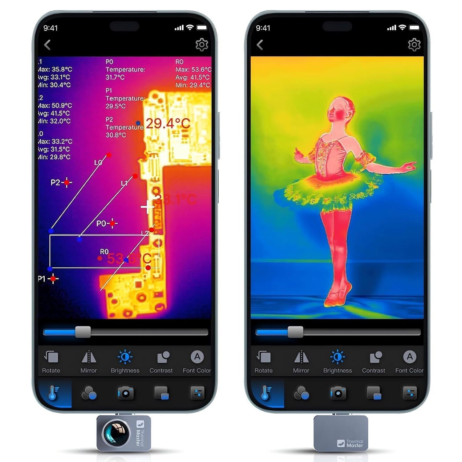 Thermal Master P2 Pro Infrared Thermal Imager Camera 15X Zoom for iPhone