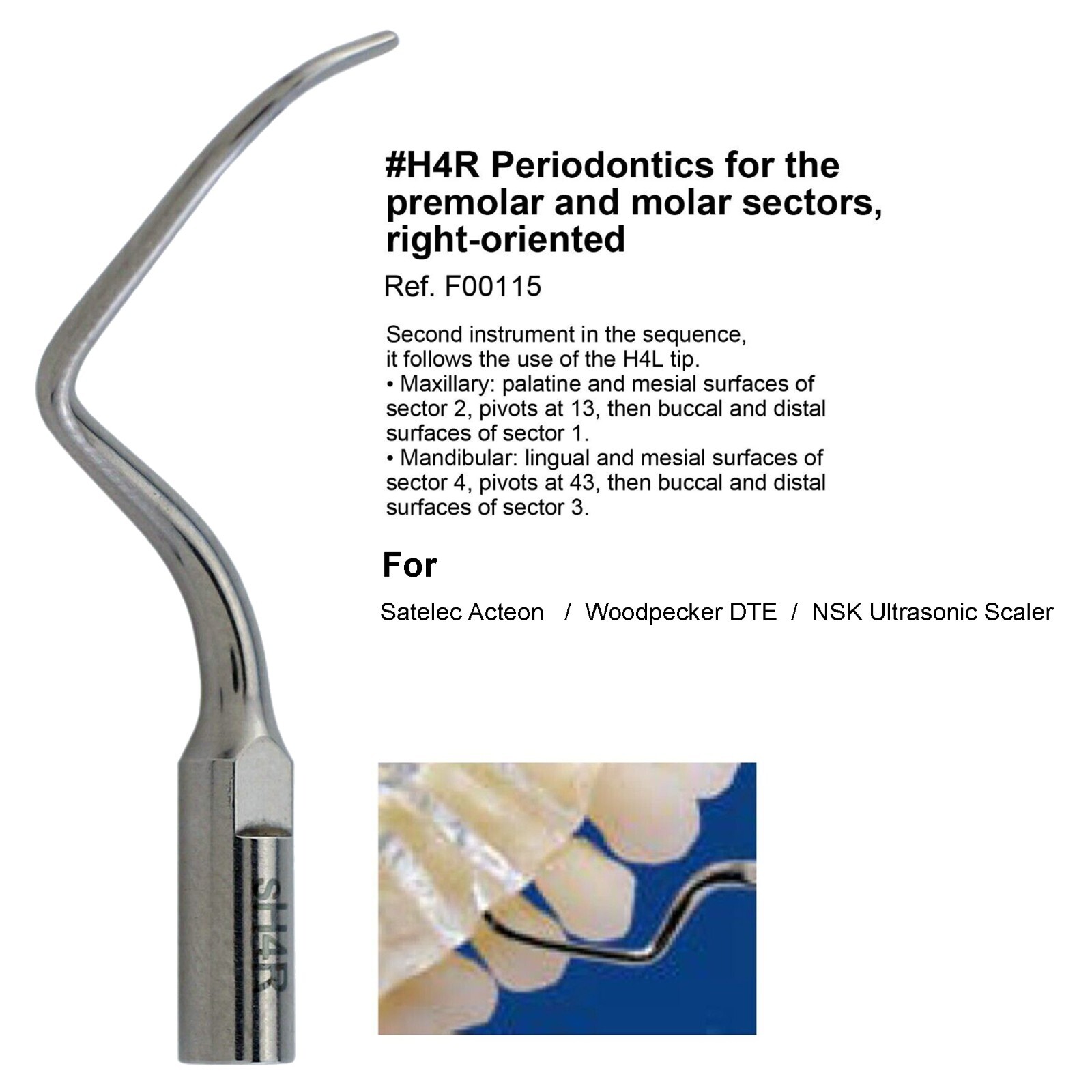 Dental Ultrasonic Scaler Handpiece P5 Newtron Slim B.LED For Satelec ACTEON Tips