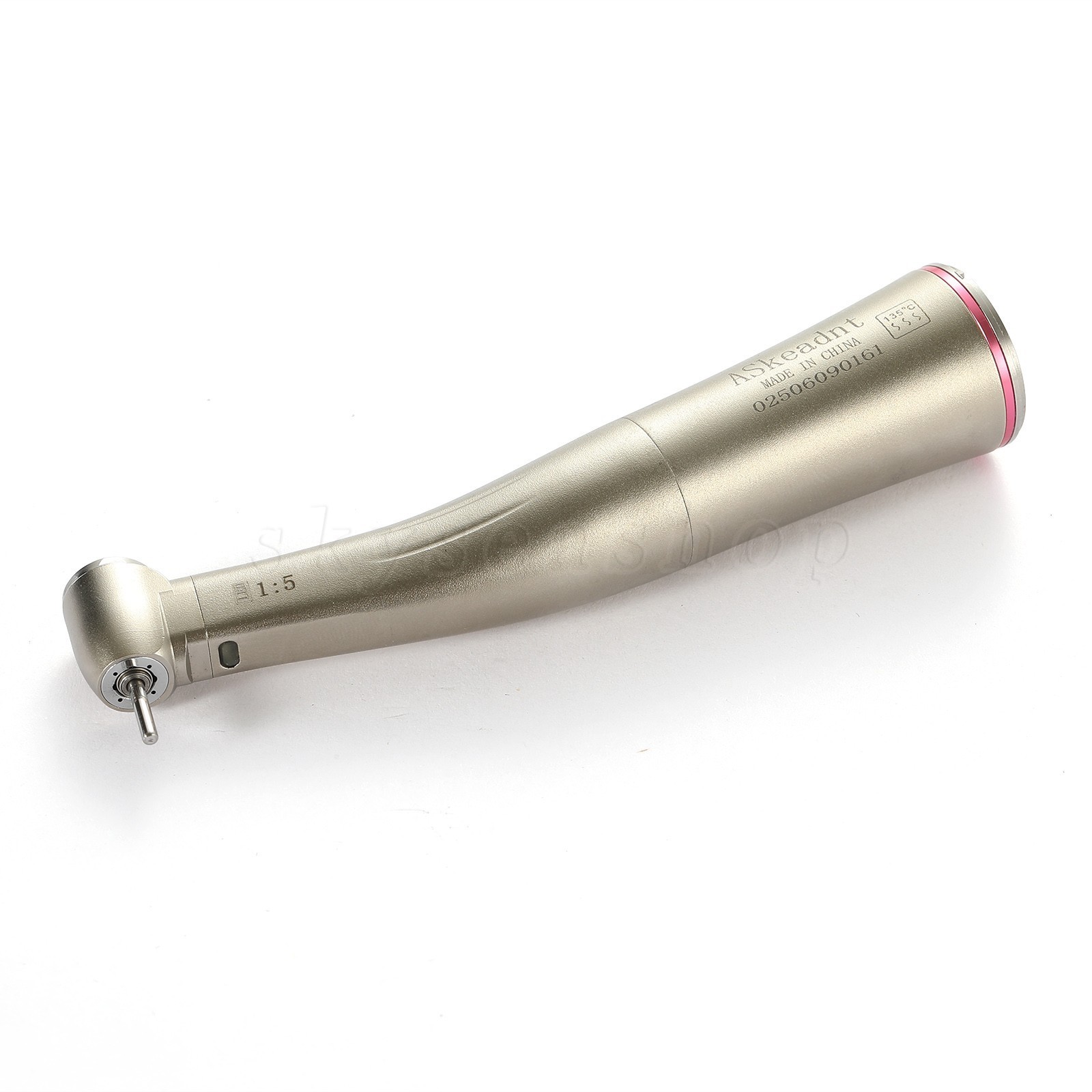 Dental 1:5 LED Fiber Optic Electric Handpiece Contra Angle / Cartridge Turbine
