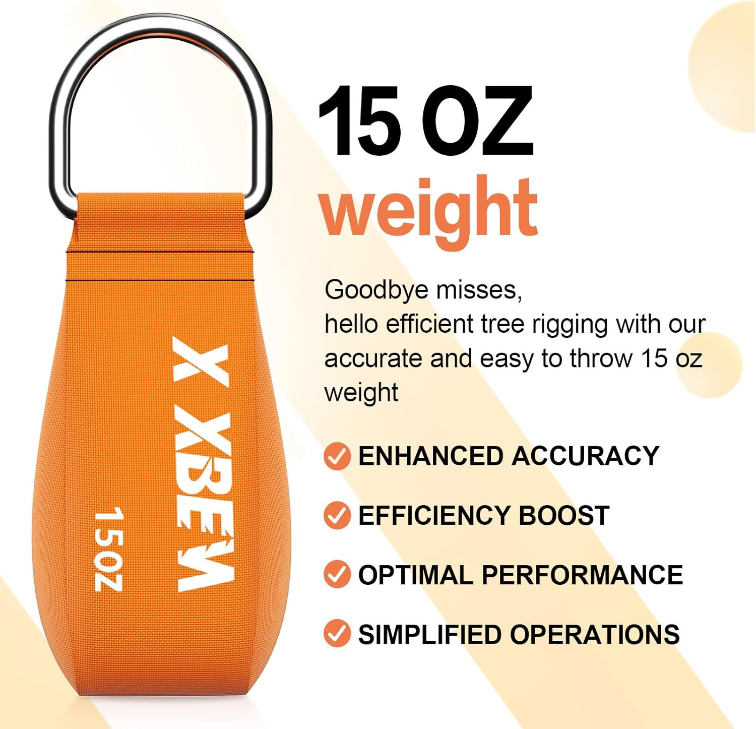 XBEN Arborist Throw Line Kit 150ft Rope Tree Climbing Rigging