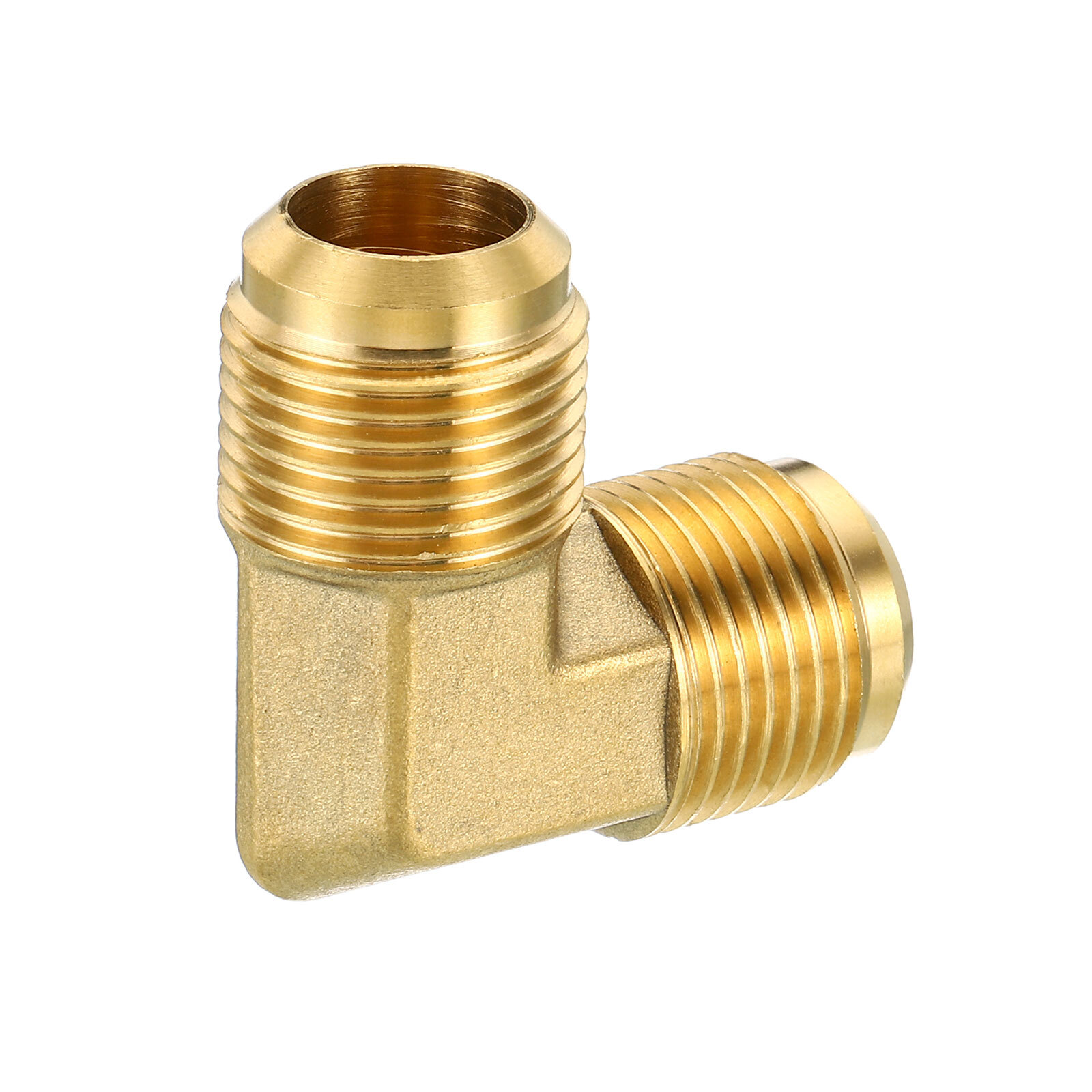 2 Pack 5/8″ x 5/8″ Brass Fitting Flare 90 Degree Elbow Tube Fitting
