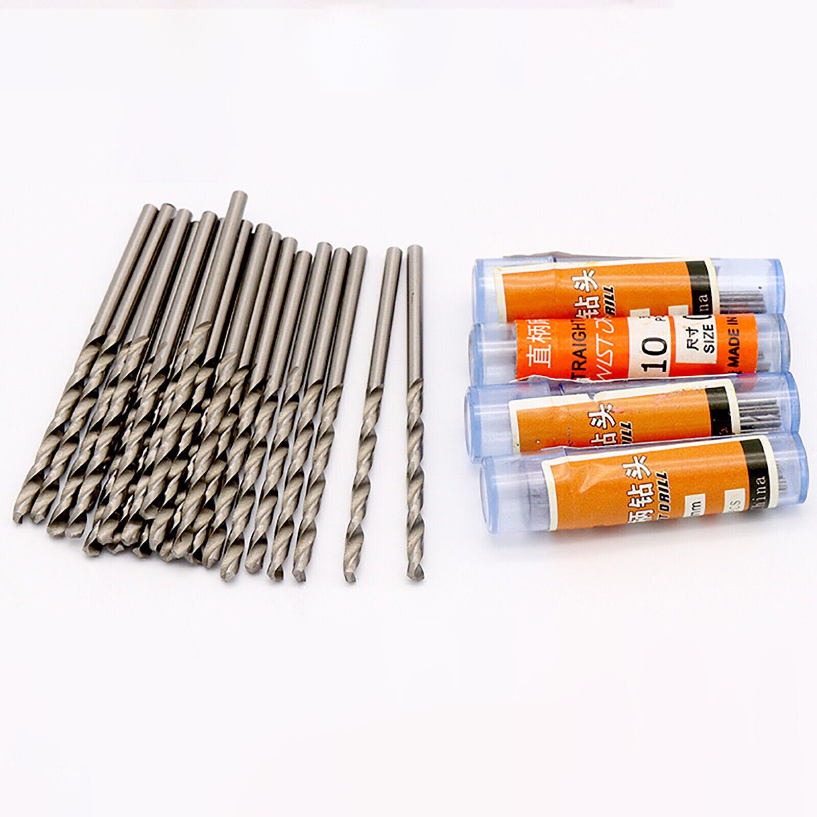 0.5 To 4.0mm Drill Bit Set HSS Length Twist Metal Drill Bits Tools