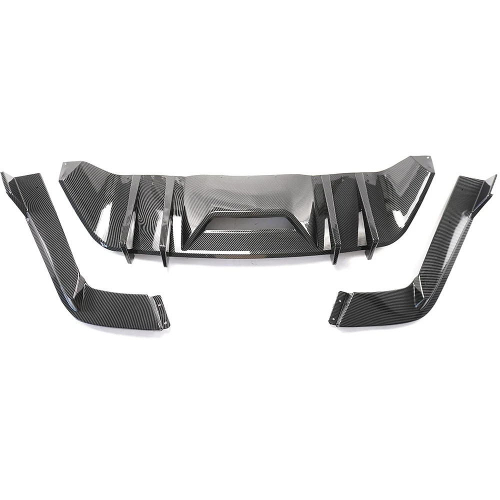 Rear Bumper Diffuser for Mustang 2015-2017 Spoiler Splitter Carbon Fiber