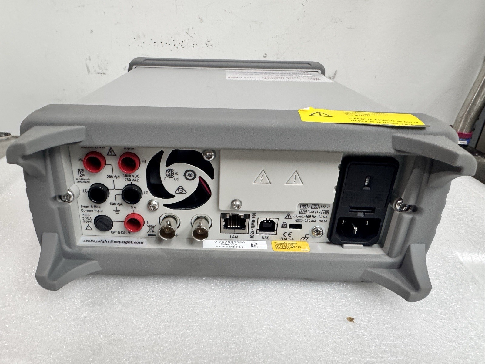 Keysight 34465A 6.5 Digit Bench Digital Multimeter DMM Tested Working