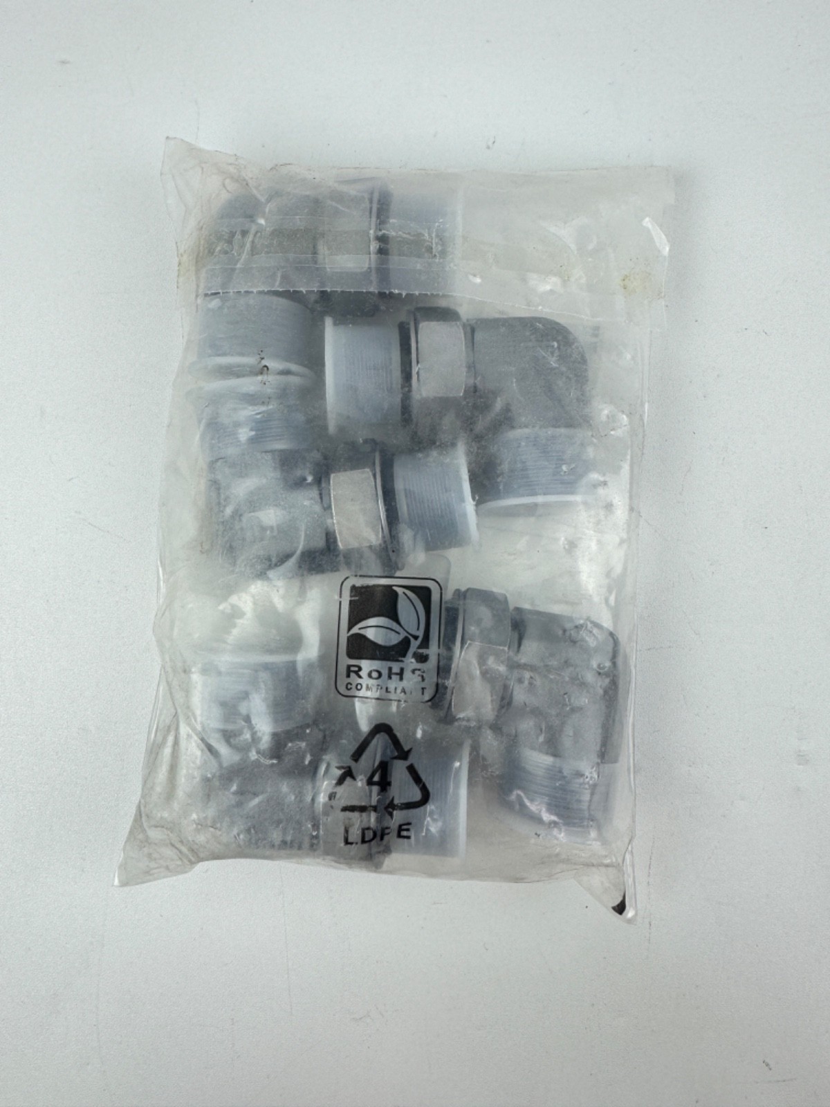 PARKER 12C50L0-S STRAIGHT ELBOW SEAL-LOK-ORB ADJ 90 DEGREES *BAG OF 5*