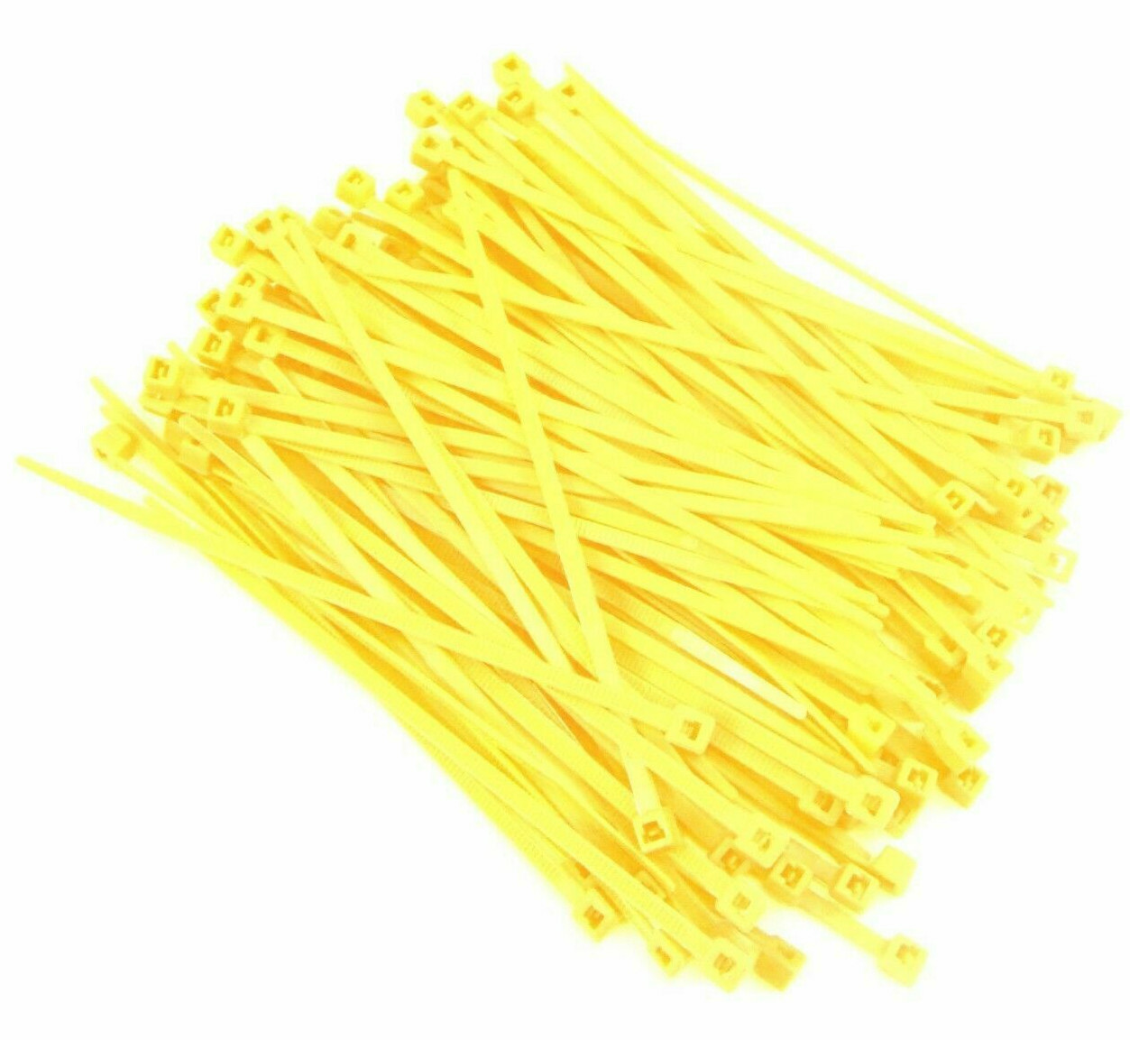 Fluorescent Self Locking Zip Tie Nylon Cord Wrap Weather Resistant Wire Cable