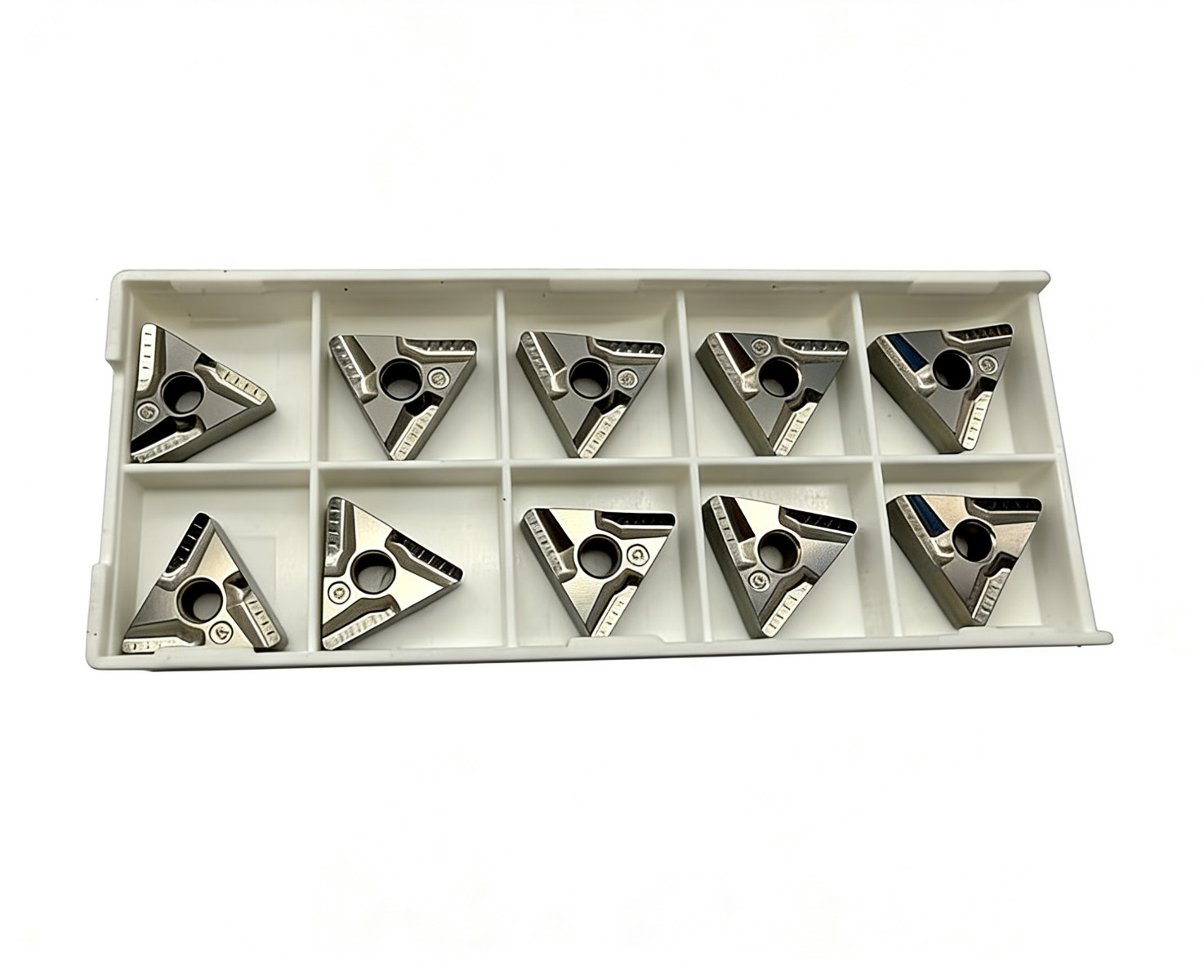 10PCS TNMG160408R-VF Cermet Inserts for CNC Lathe External Turning