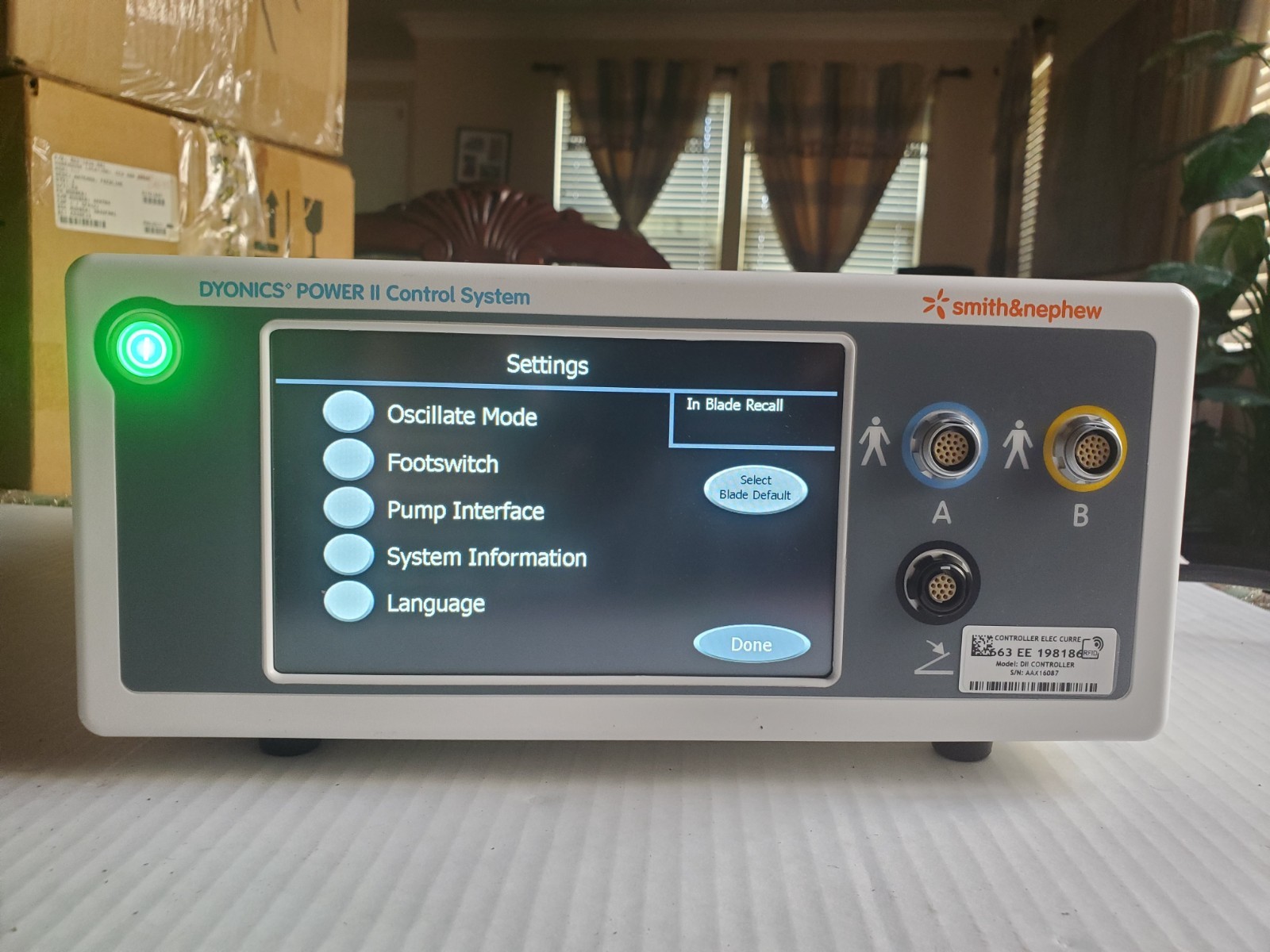 Smith & Nephew Dyonics Power II Control Unit