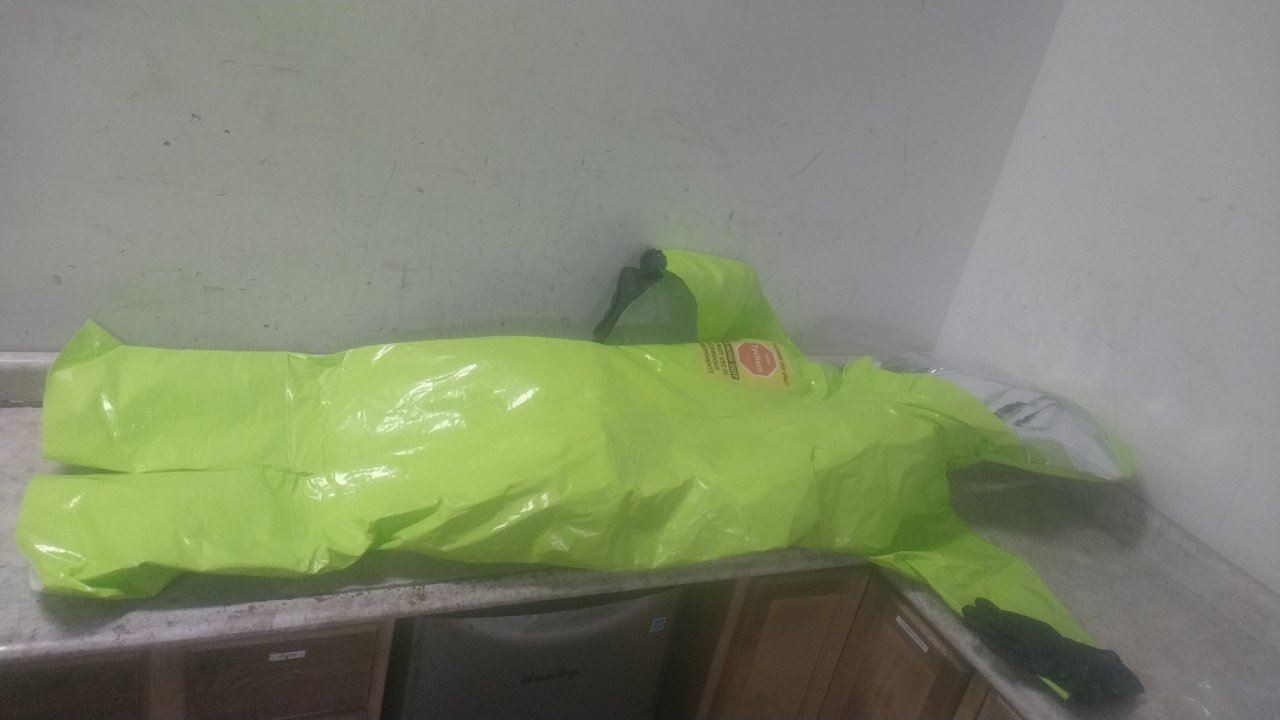 Dupont TK587SLYLG000100 Size L Encapsulated Suit for Training Purposes