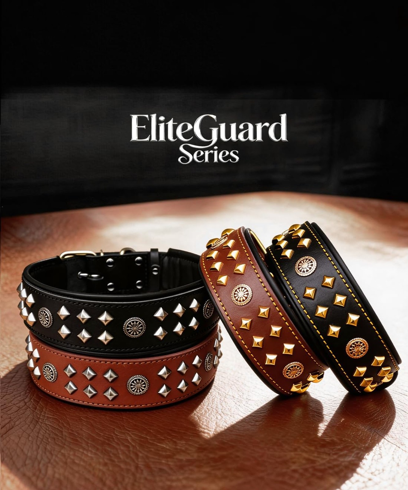 Genuine Leather Dog Collar 2.2 in Wide for Large Dogs Heavy Duty, BN-SL-L | H…