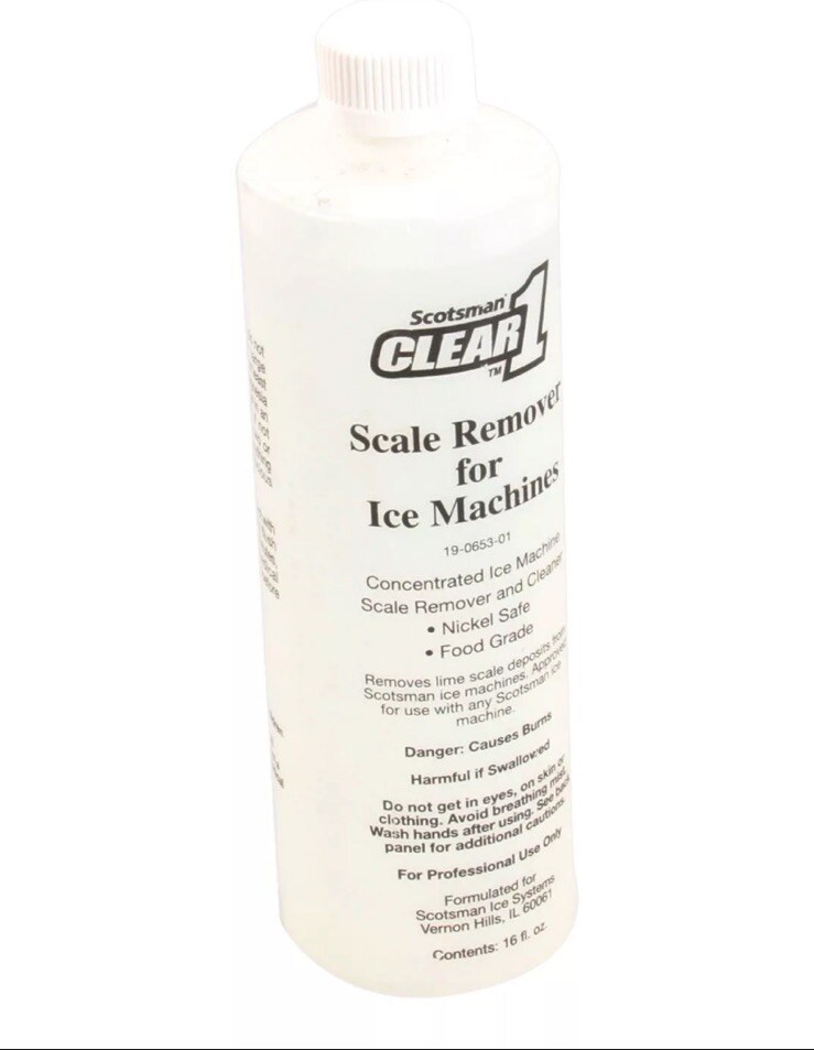Scotsman Clear 1 Scale Remover & Cleaner for Ice Machines 19-0653-01 (16oz)