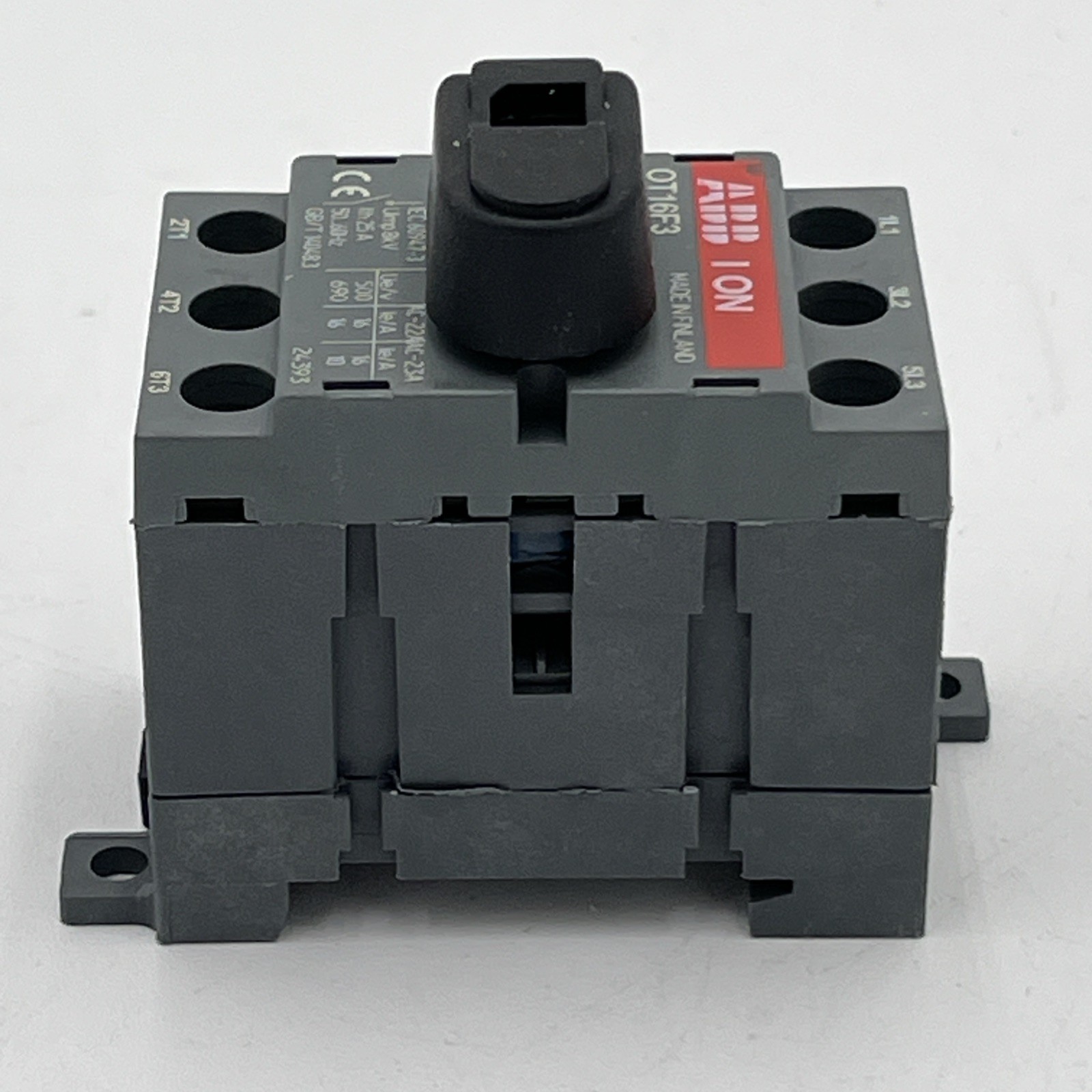 NEW!! ABB OT16F3 Switch Disconnector 3-pole Front Operated 16A – 1SCA104811R1001
