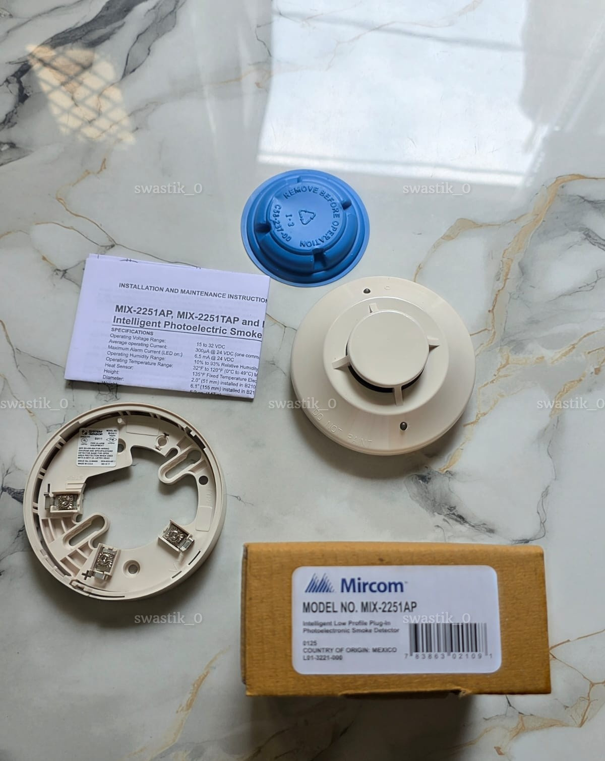 MIX 2251 AP Mircom Smoke Detector Head Only