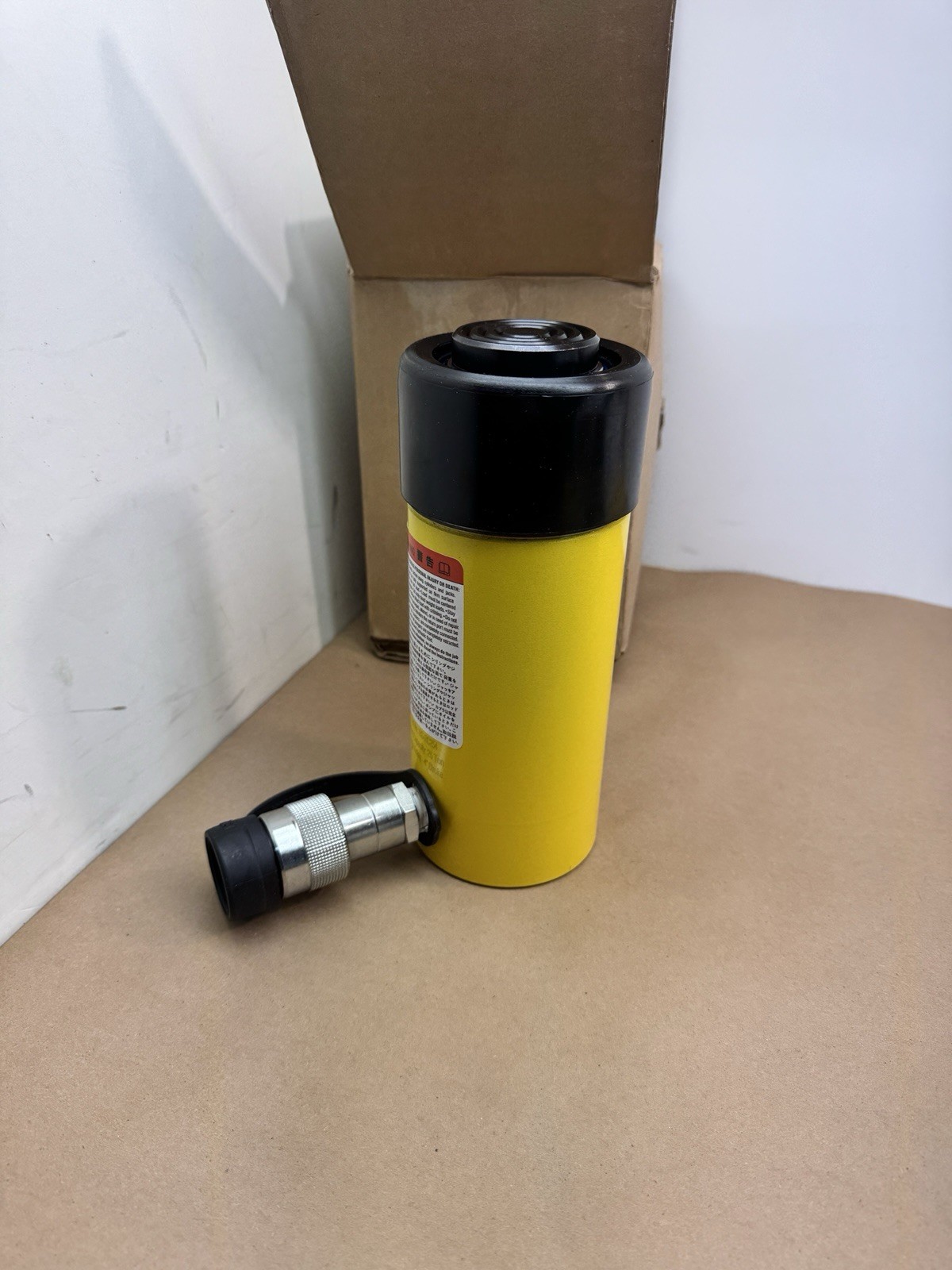 New 25 Ton 4 Inch Stroke Hydraulic Cylinder 10K PSI Same Spec As Enerpac RC254