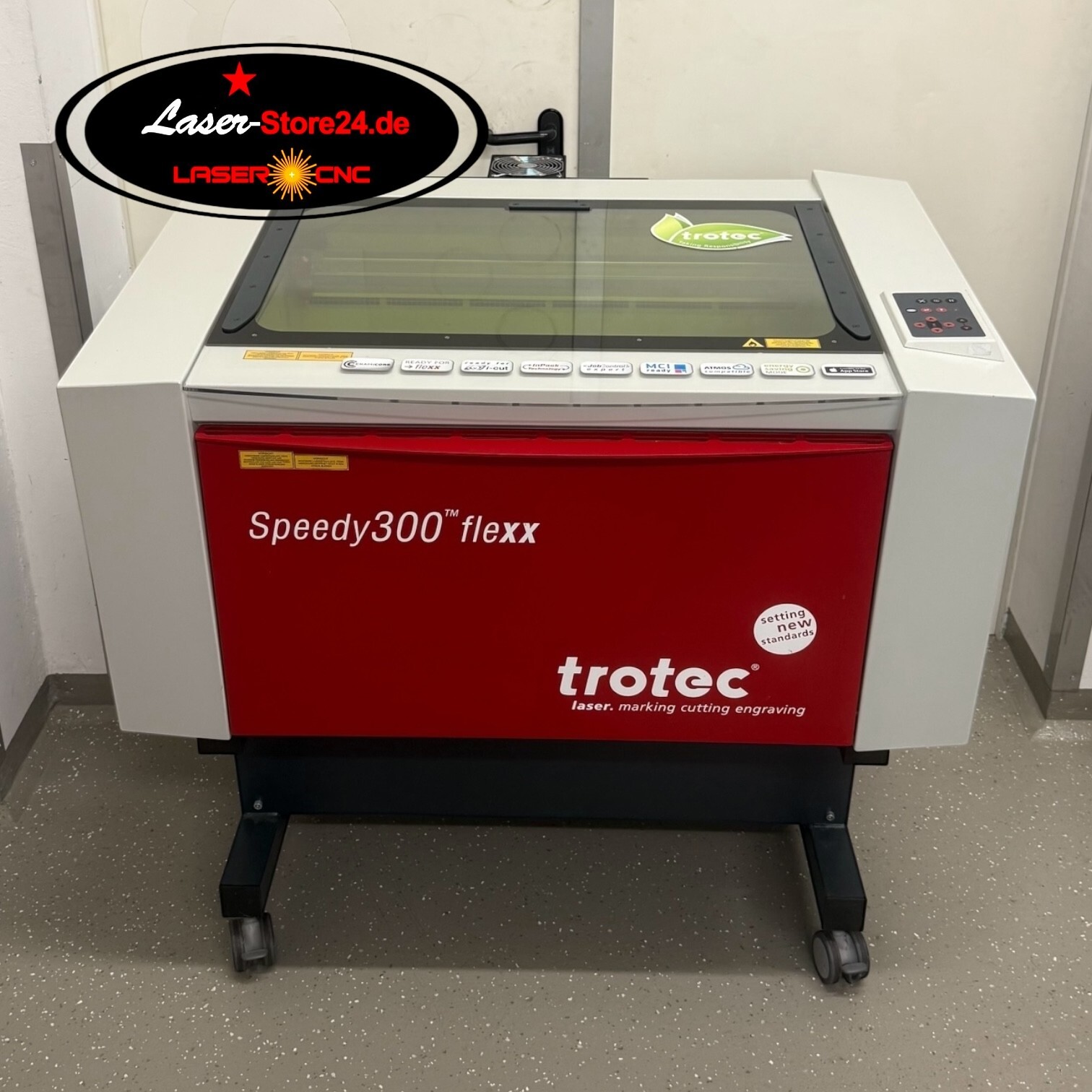 Trotec Speedy 300 Flexx Co2 and Fiber Laser Laser Machine