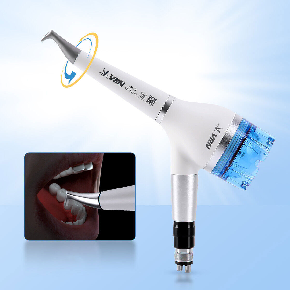 Dental Air Flow Teeth Polisher Prophy Handpiece Air Flow Handy 4 Hole / 2 Hole