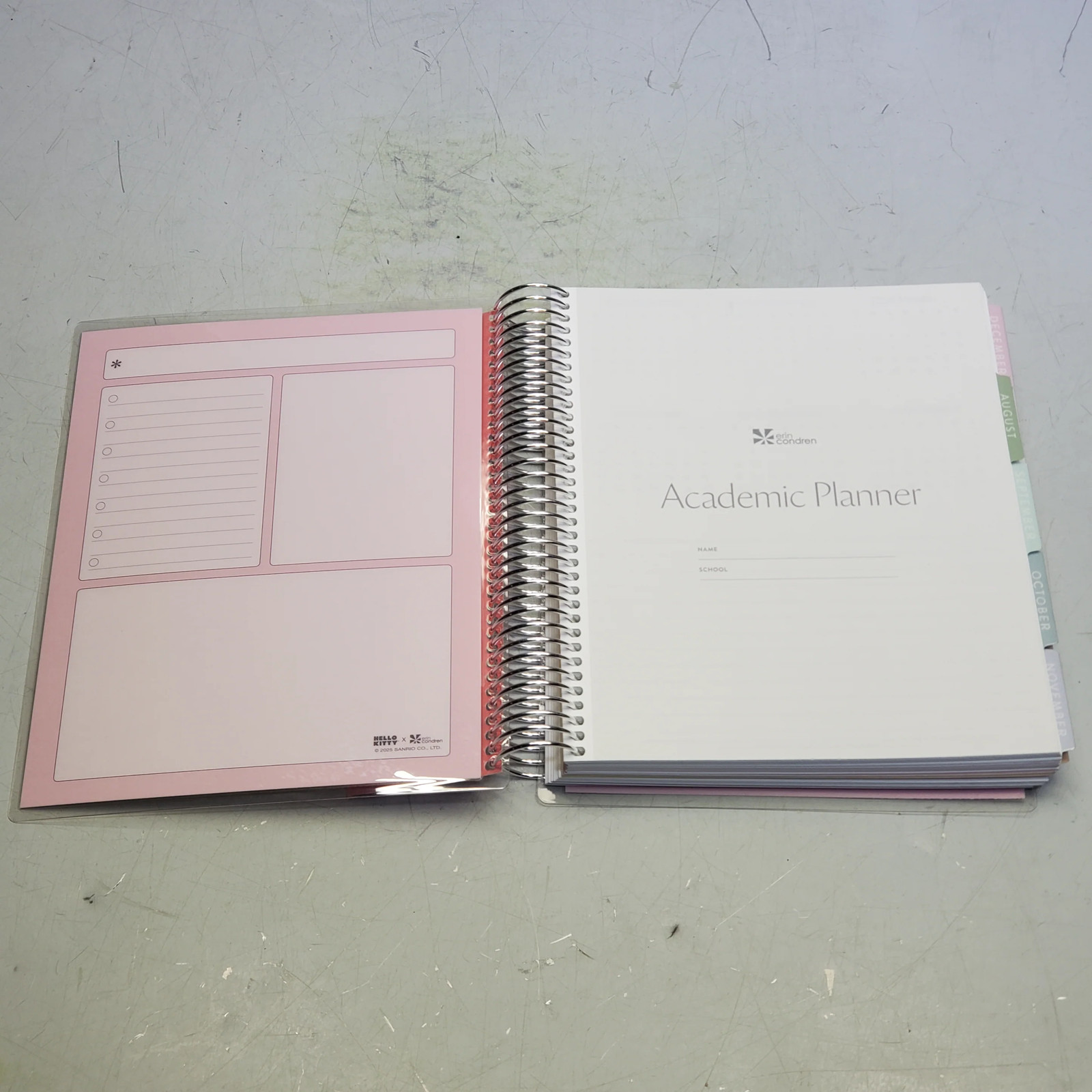 Erin condren Hello Kitty 2025-2026 Academic Planner 840114774493
