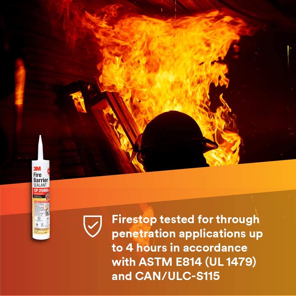 3M Fire Barrier Sealant: 10.1 fl. oz. cartridge / 4 hour (Red)