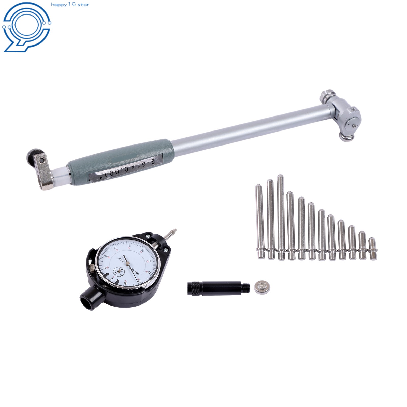 2-6″ Dial Bore Gage Gauge .0001″ Engine Cylinder Measuring Hole New