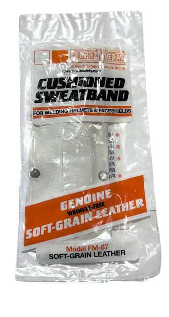 Fibre-Metal Genuine Soft-Grain Leather Cushioned Sweatband FM-67