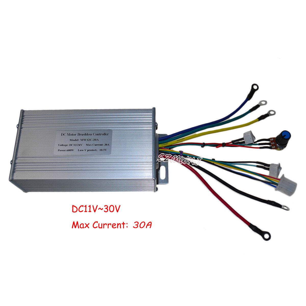 DC 12V-24V Brushless Motor Controller High Power 30A Hall Hydraulic Pump Driver
